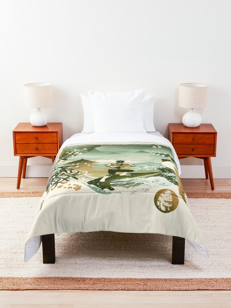 Alternate view of Dragonzord Ukiyo e Comforter