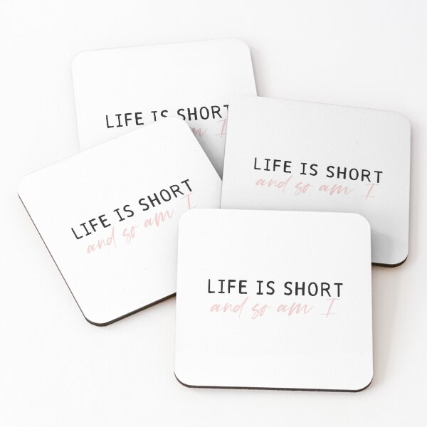 Item preview, Life is Short and So Am I designed and sold by maniacfitness.