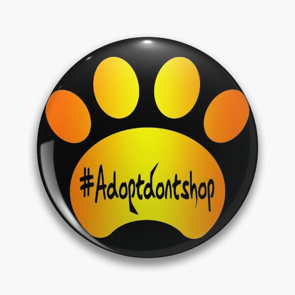 Item preview, Copy of Adopt don't shop (yelloworange) designed and sold by Dave Crokaert.
