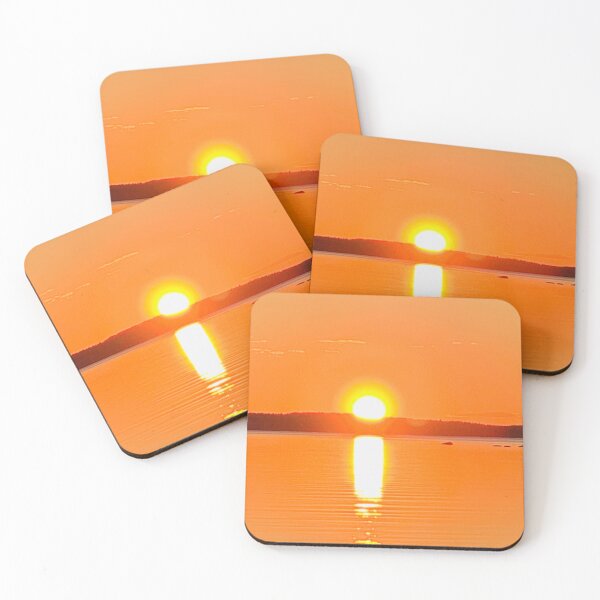 Item preview, Beautiful sunset over the lake in Sweden designed and sold by Sasas Design.