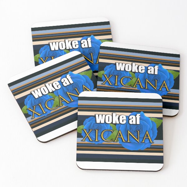 Item preview, Woke AF Xicana designed and sold by Madeline Alvizo Ramirez Studios .