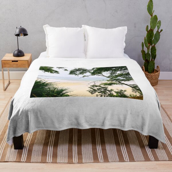 Item preview, Australian Beach with trees designed and sold by Rosadraws.