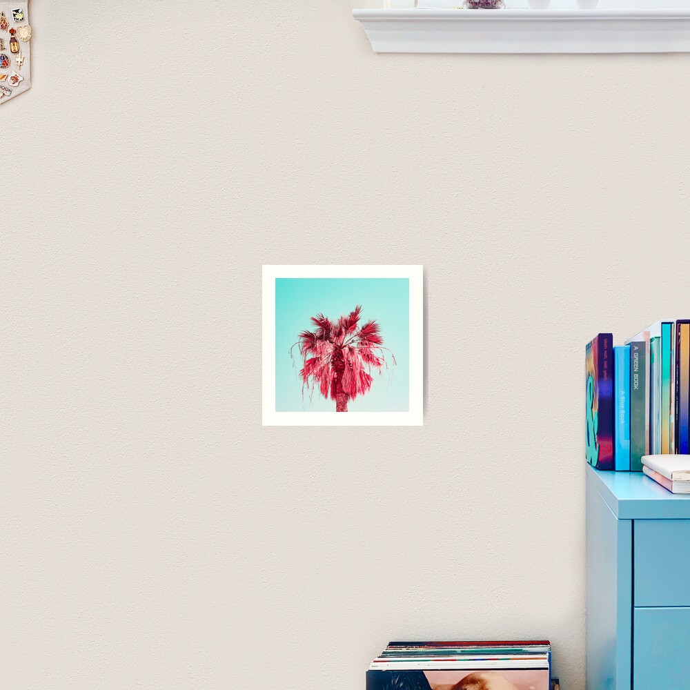 Pink Palm Art Print