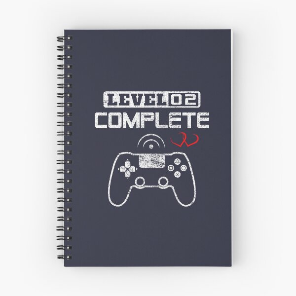 Item preview, Level 2 complete 2nd Wedding Anniversary Gift Couple Video Gamer Gifts for Him & for Her designed and sold by BCNDesign.