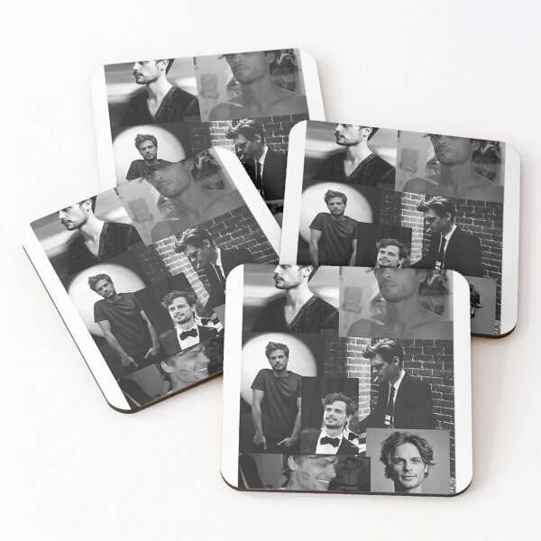 Item preview, black, white, monotone, matthew, gray, gubler, criminal, minds, spencer, reid designed and sold by intremalin.