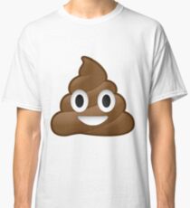 Smiling Poop Emoji Classic T-Shirt