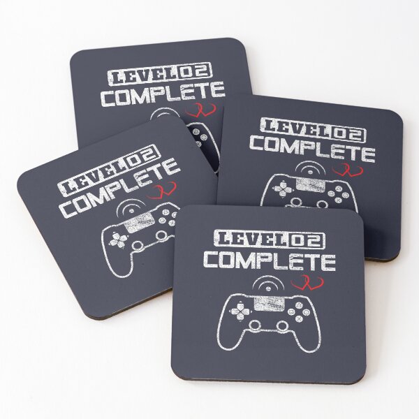 Item preview, Level 2 complete 2nd Wedding Anniversary Gift Couple Video Gamer Gifts for Him & for Her designed and sold by BCNDesign.