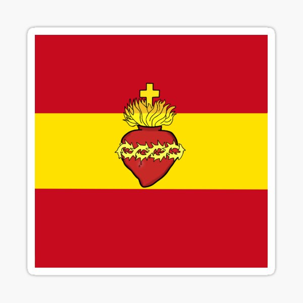 El Reinado del Sagrado Corazón de Jesús Pegatina