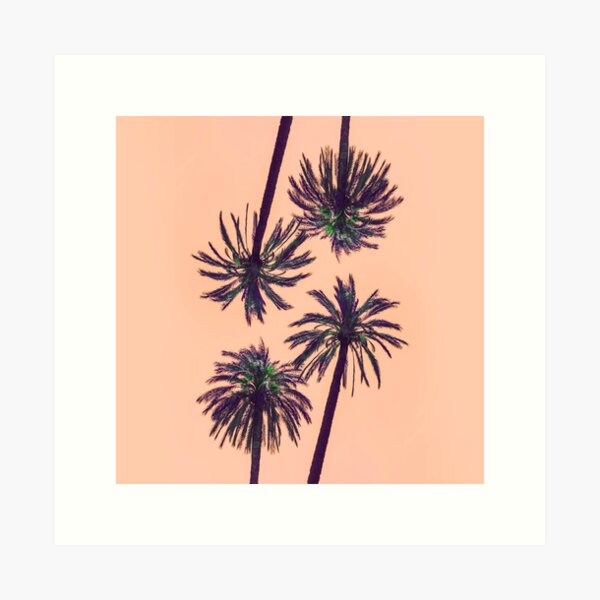 Palms Art Collage Art Print