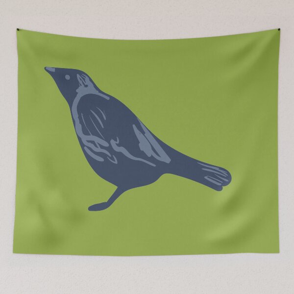 Item preview, jackdaw illustration designed and sold by rysunki-malunki.