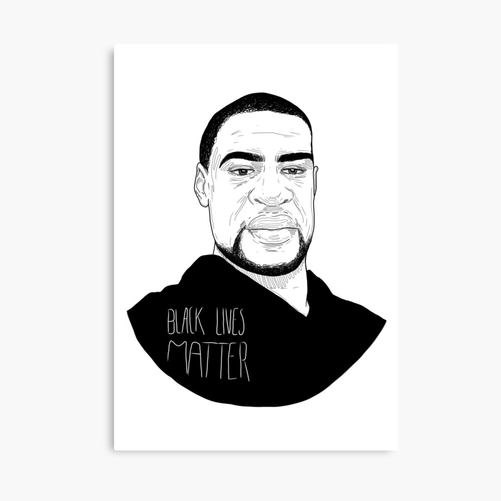 George Floyd Black lives matter 2020 Art Board Print