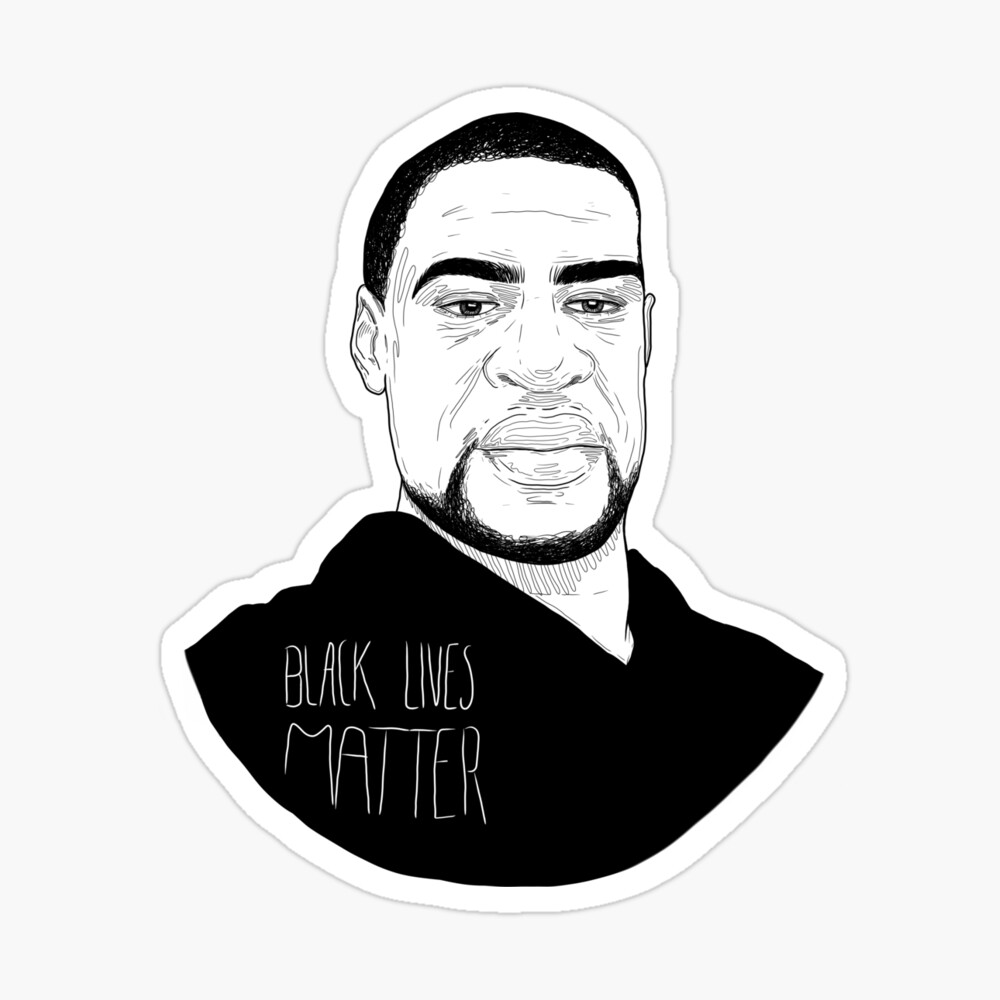 George Floyd Black lives matter 2020 Art Board Print