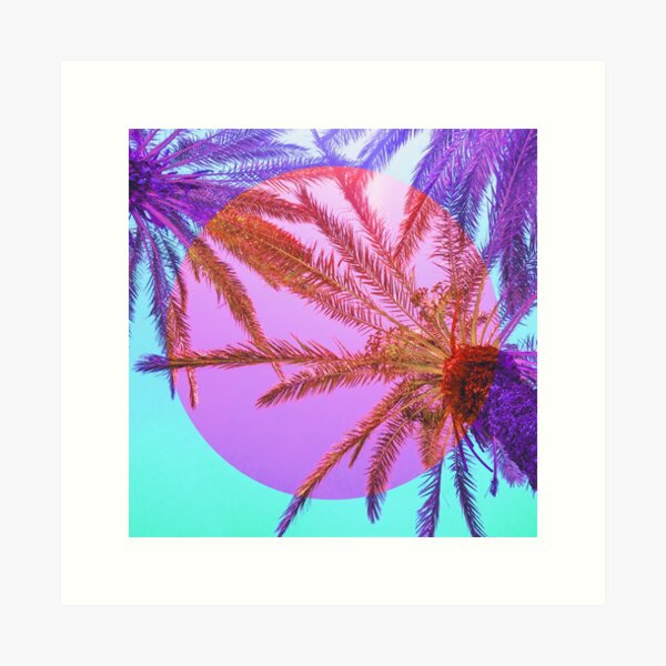 Bright Palms Art Print