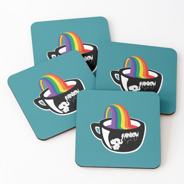 Item preview, rainbow. elephant. coffe, coffee cup. funny elephants designed and sold by SyahrulPopArt.