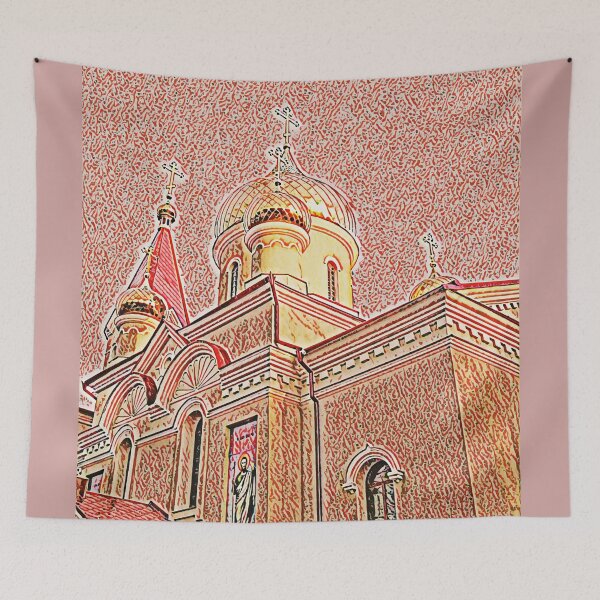 Item preview, Orthodox church with shining domes designed and sold by helenkaiy.