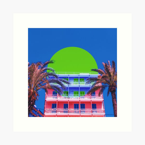 Summer Hotel Art Print