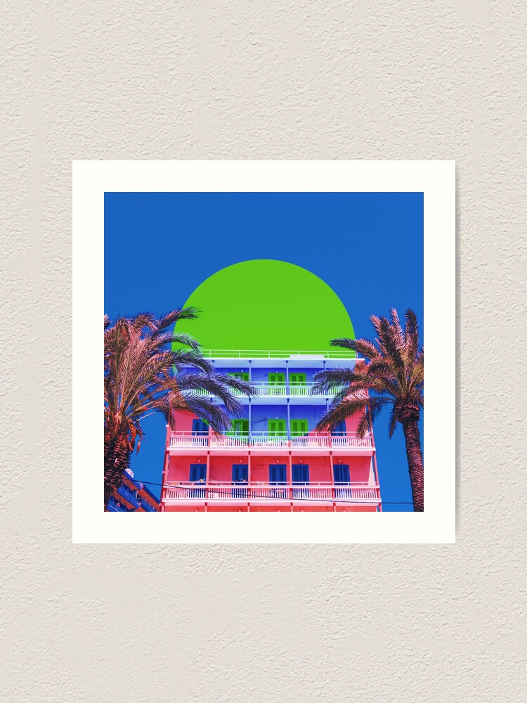 Alternate view of Summer Hotel Art Print