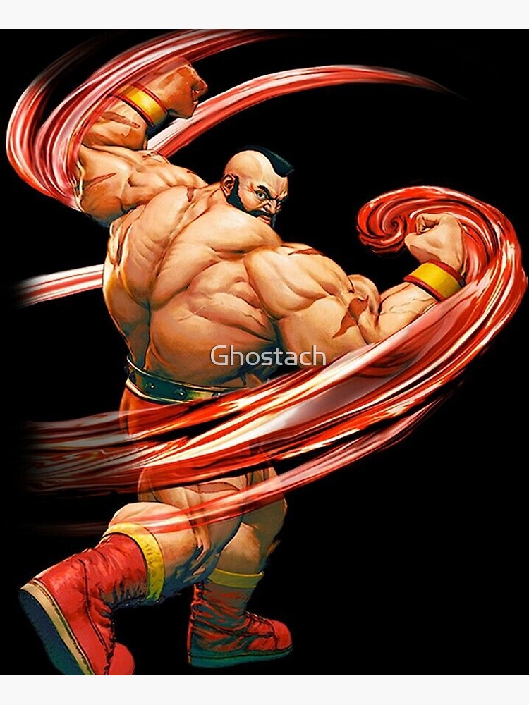 Zangief Street Fighter Design - Original Artwork - Street Fighter