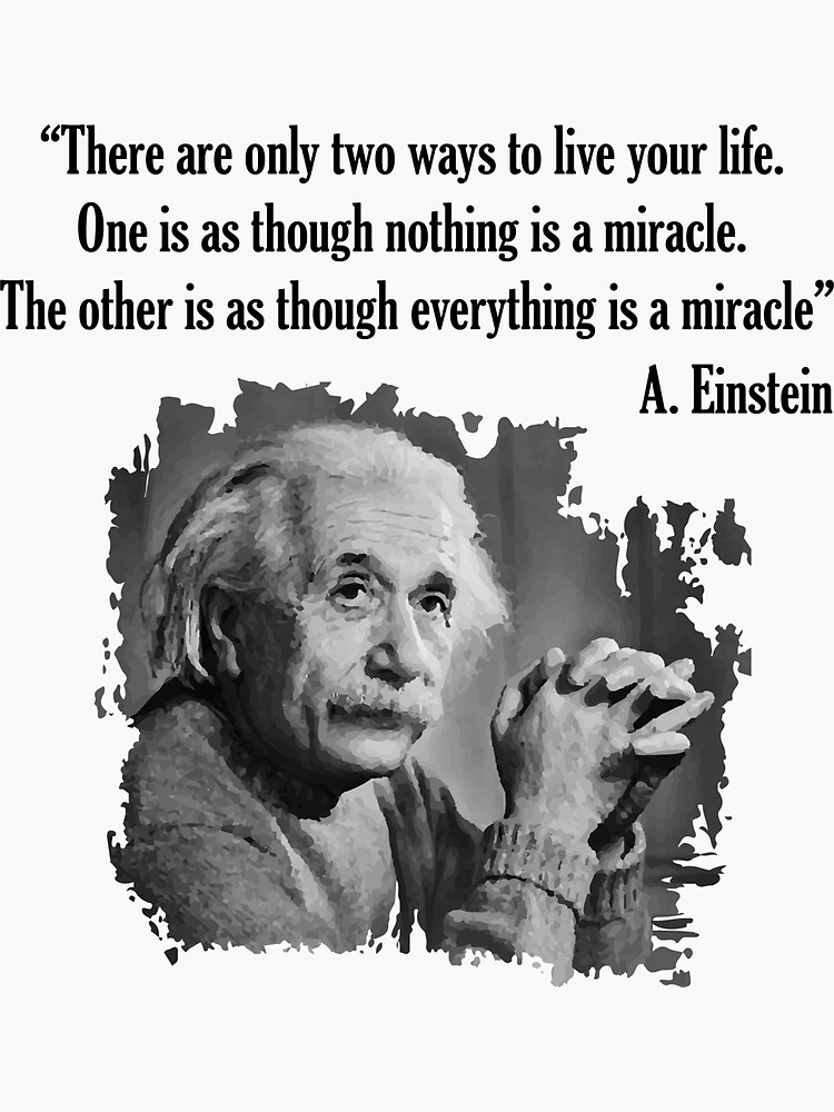 "Albert Einstein Quotes in English" Sticker for Sale by askabius