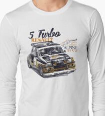 Rallye-Gruppe B-Renault 5 Turbo Langarmshirt