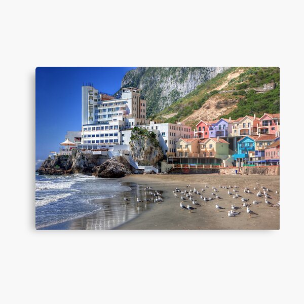 Caleta Hotel At Catalan Bay Gibraltar Metal Print