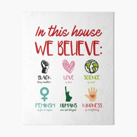 we believe 1 Art Board Print