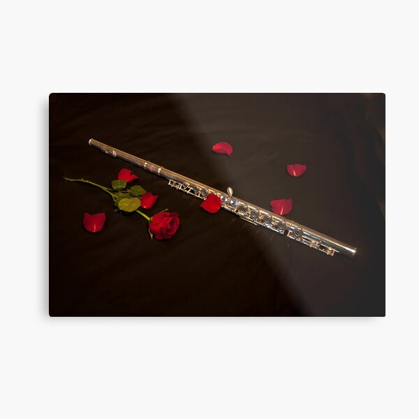 Love the Flute Metal Print