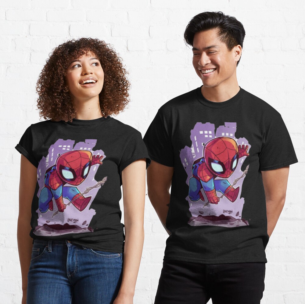 Spiderman t-shirt, phone case, stickers...