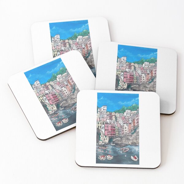 Item preview, Greece scenery - city seascape designed and sold by missmarilee.