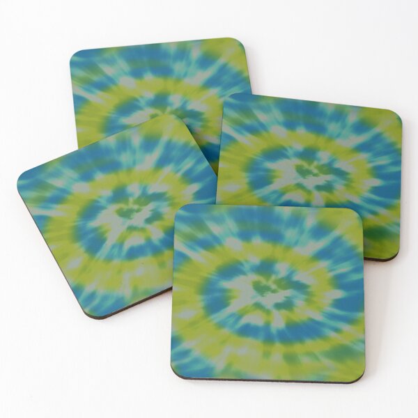 Item preview, Tie Dye Blue And Lime Green designed and sold by madtoyman.