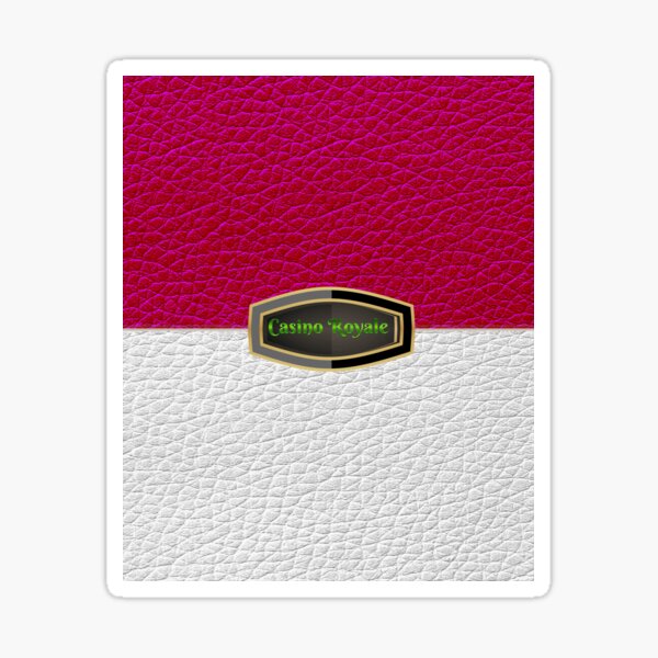 Casino Royale (Monaco Flag) Sticker