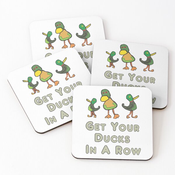 Item preview, Get Your Ducks in a Row designed and sold by Mark-Ewbie.