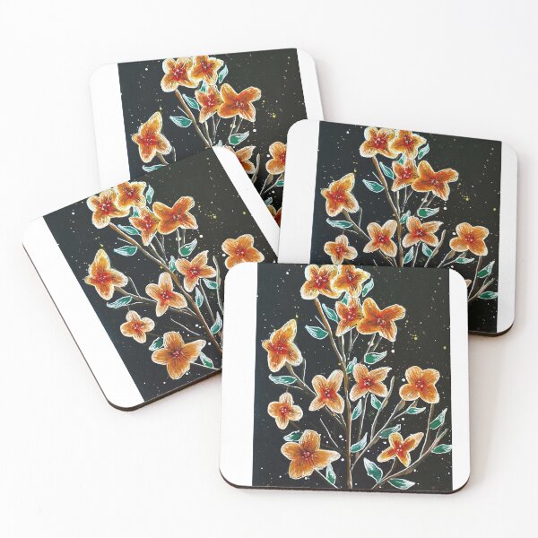 Item preview, Flowers on black  designed and sold by missmarilee.