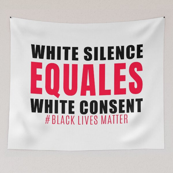 Item preview, White Silence Equals White Consent designed and sold by GranadaStore.