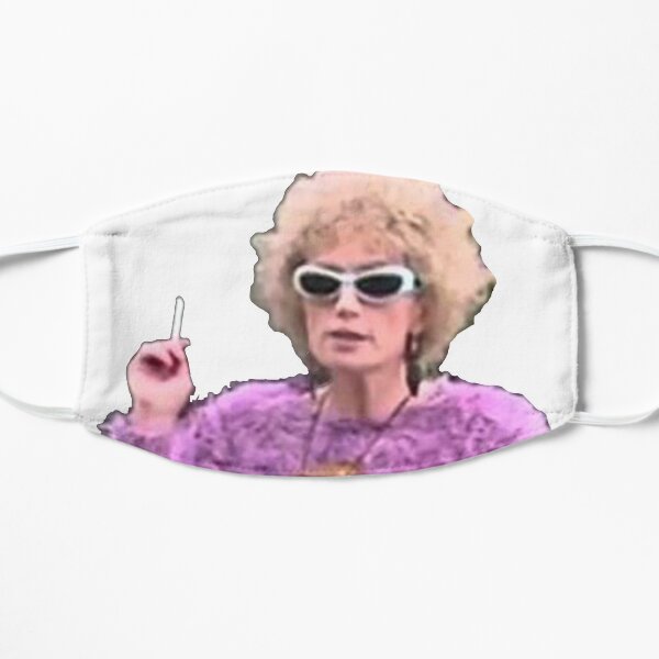 Kath and Kim: Kath Having a Smoke Flat Mask