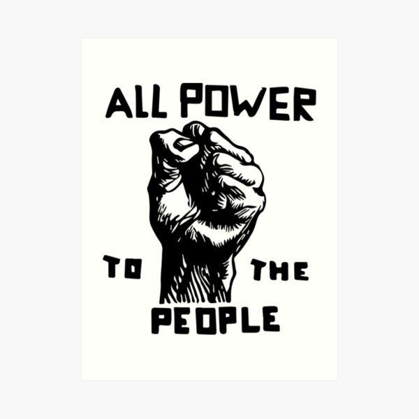 All Power To The People Art Print