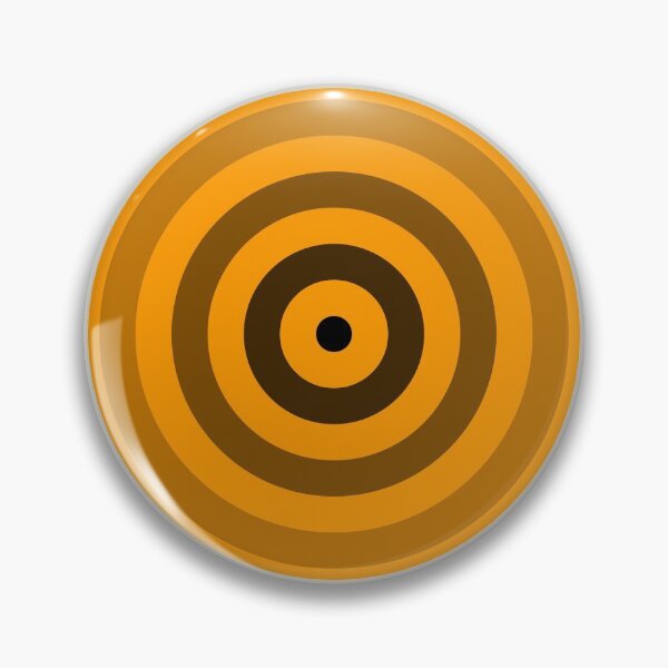 Item preview, Geometric Pattern: Rondel: Black Gradient Orange designed and sold by Red Wolf.