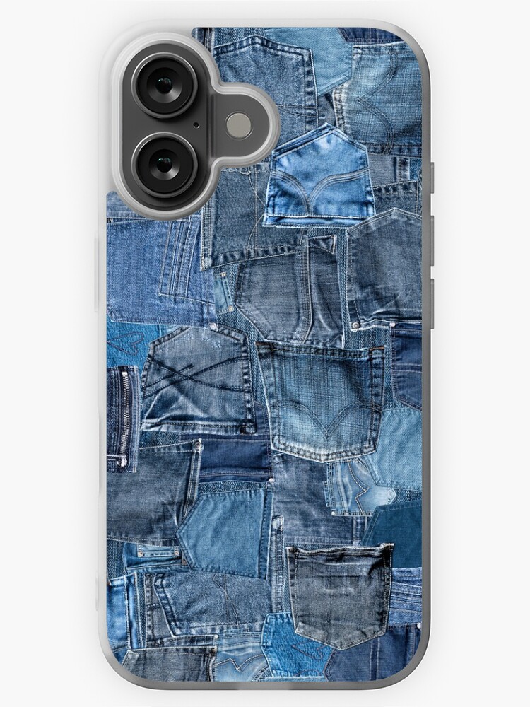 iPhone・スマホケース Society6 i love jeans by M366 Amazon.com: Casechics iPhone 14 Blue Phone Case | Compatible
