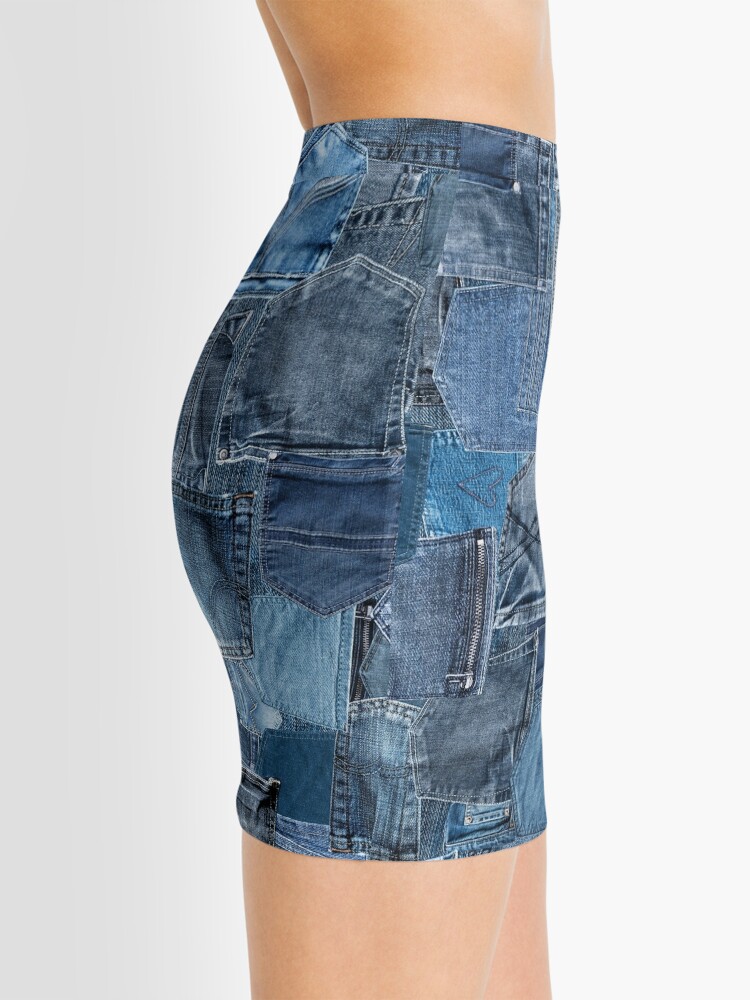 Levis denim outlet skirt quilt