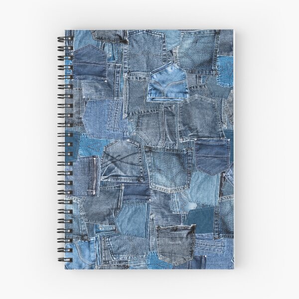 Item preview, Photograph of Blue Denim Jeans Pocket Patchwork ONLY - Not Real designed and sold by sosweet.