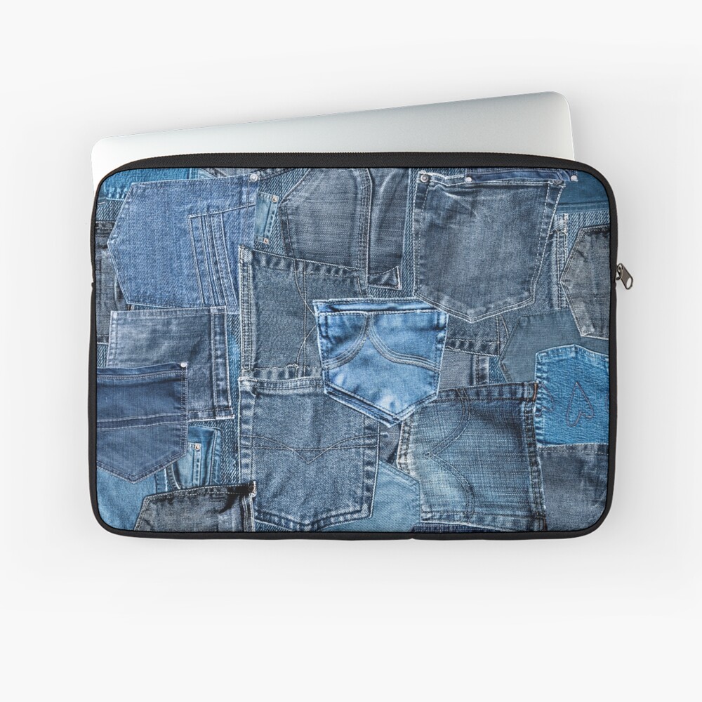 Denim Laptop Satchel Bag