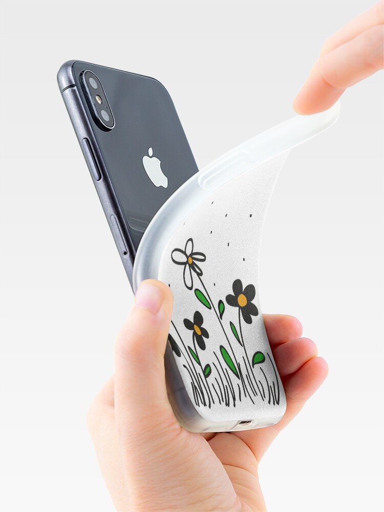Alternate view of Daisy Doodles iPhone Case & Cover