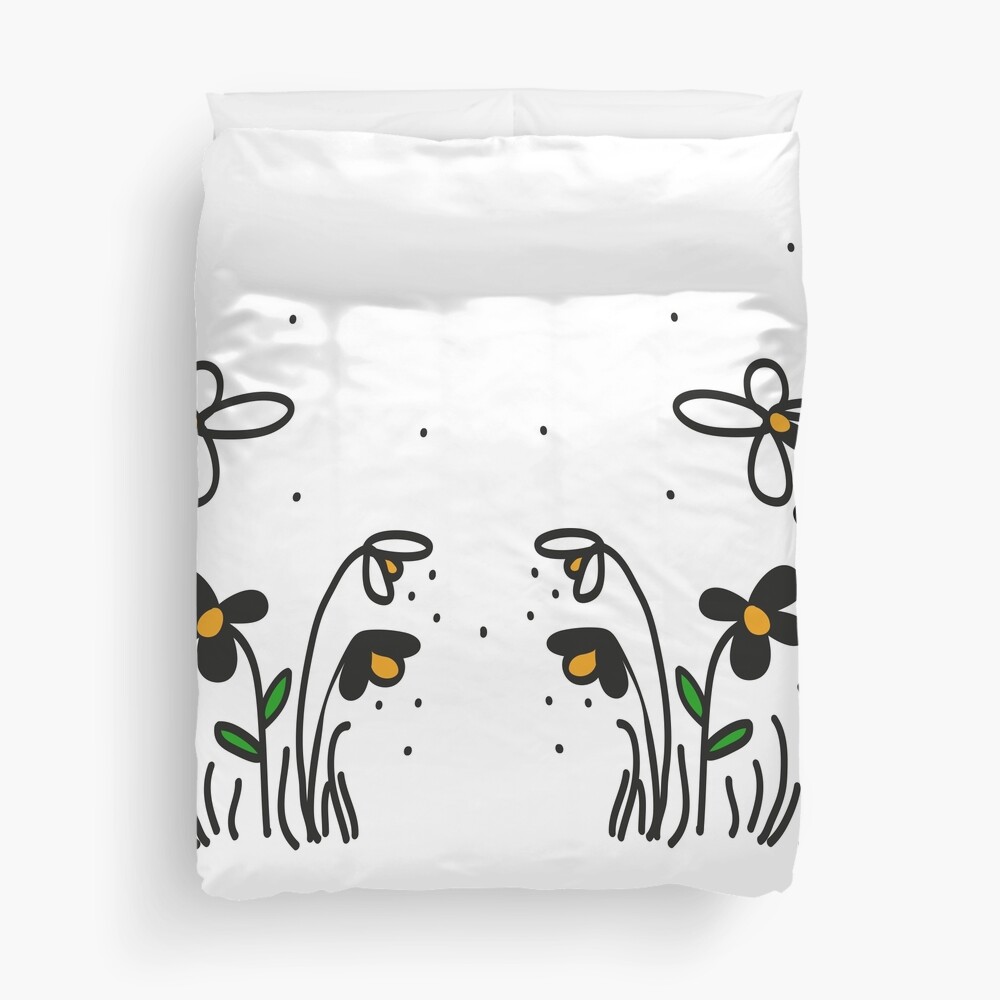 Daisy Doodles Duvet Cover