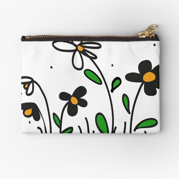 Daisy Doodles Zipper Pouch