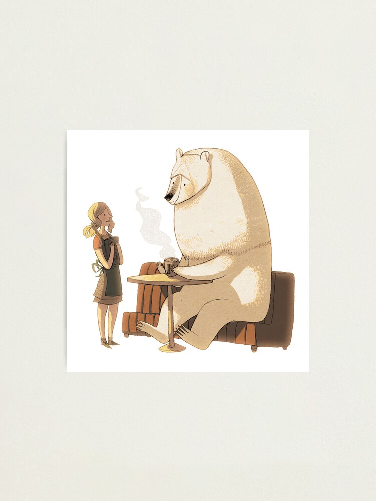 Alternate view of Polar Bear Coffee Break Photographic Print