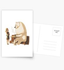 Polar Bear Coffee Break Postcards