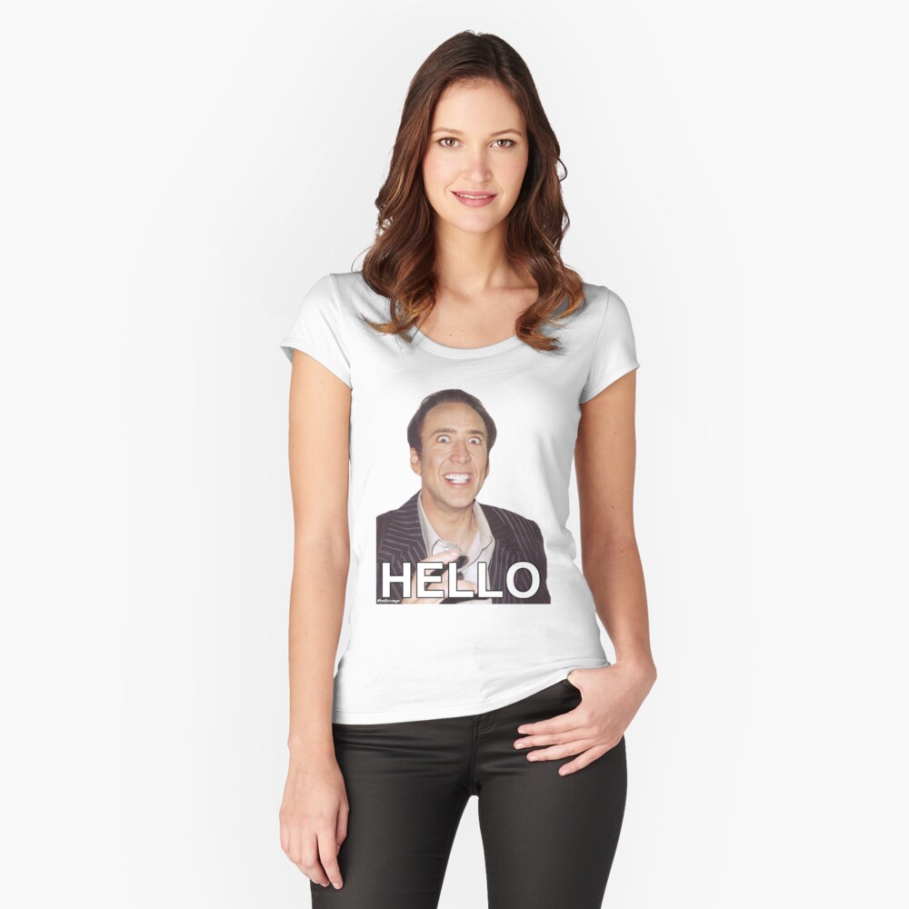Item preview, Fitted Scoop T-Shirt designed and sold by F7James.
