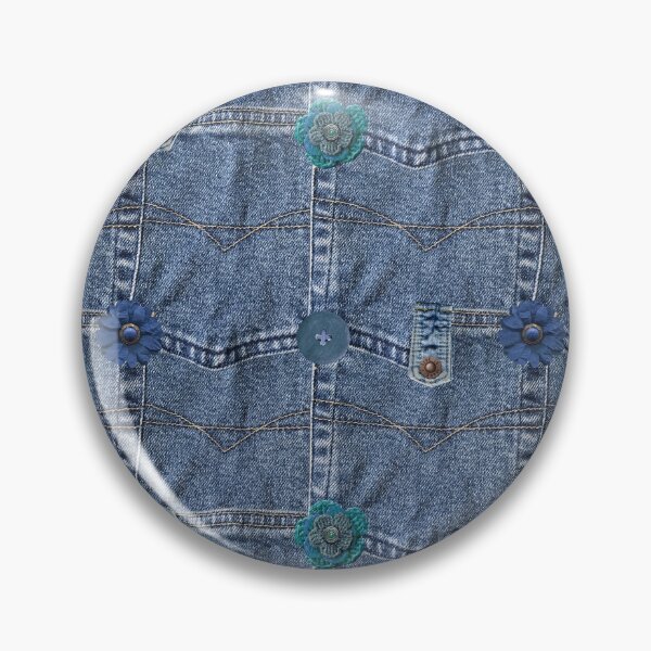Item preview, Blue Jeans Denim Pocket Patchwork designed and sold by sosweet.