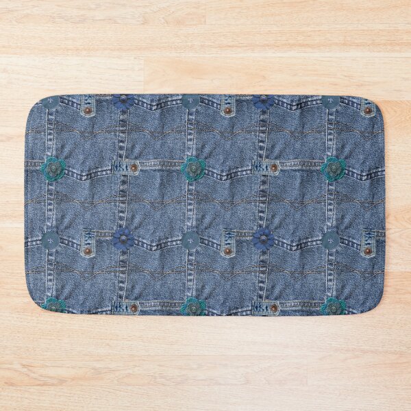 Item preview, Blue Jeans Denim Pocket Patchwork designed and sold by sosweet.