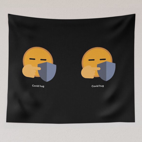 Item preview, Emoticon of the COVID-19 Hug.  designed and sold by Pelumii.